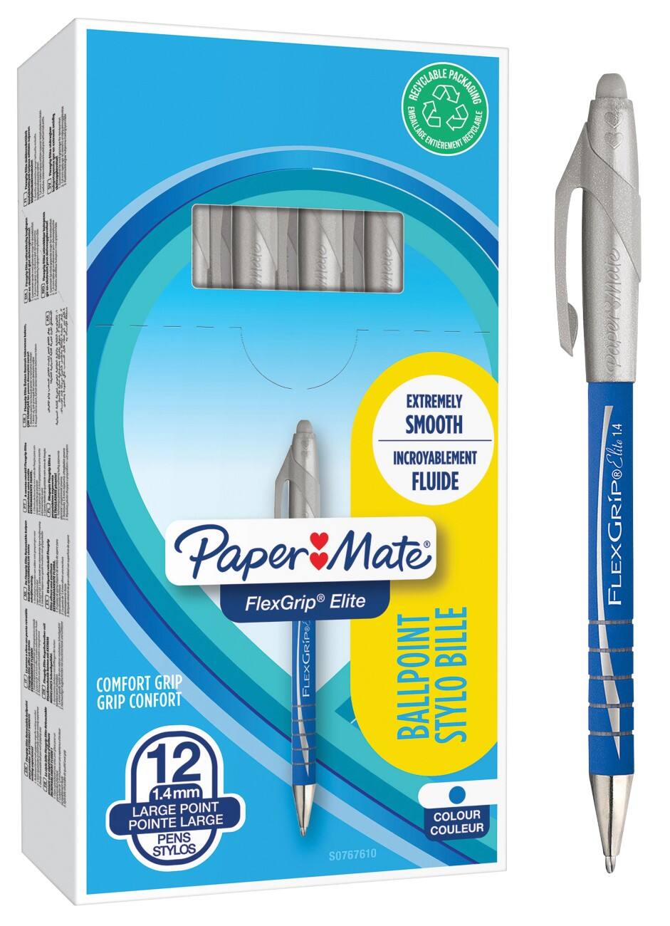 PaperMate Flexgrip Elite Balpen Blauw