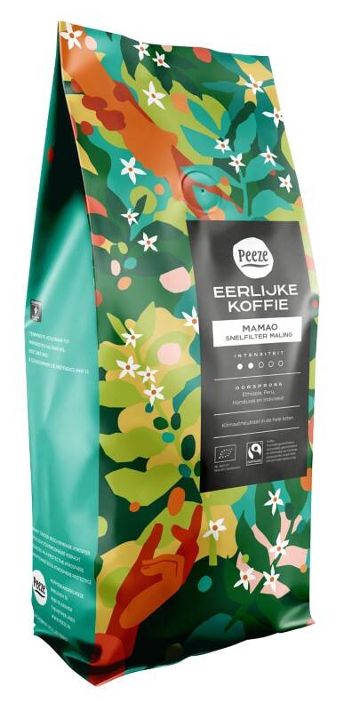 PEEZE Gemalen koffie Mamao-Snelfilter Maling 1 kg