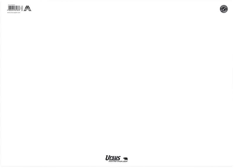 Ursus Style Notitiebord voor bureau Papier Wit 52,5 x 37,5 cm 40 Vellen