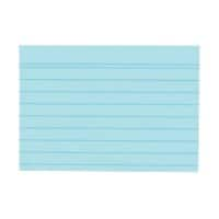 herlitz 10836203 Indexkaarten Blauw A6 Gelinieerd Karton 14,8 x 10,5 cm 100 Stuks