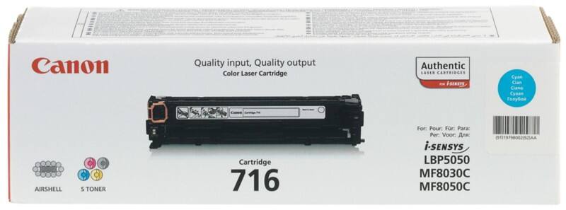 Canon 716C Origineel Tonercartridge Cyaan