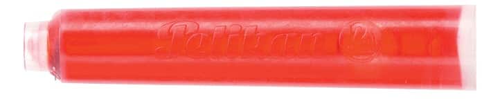 Pelikan 4001 Vulling Vulpen Brilliant rood 6 Stuks