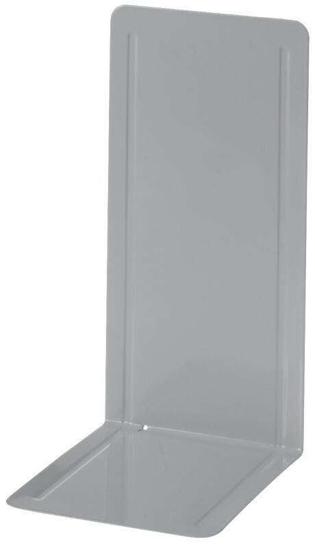 Maul Boekensteunen Metaal Grijs 12 x 14 x 24 cm 2 Stuks