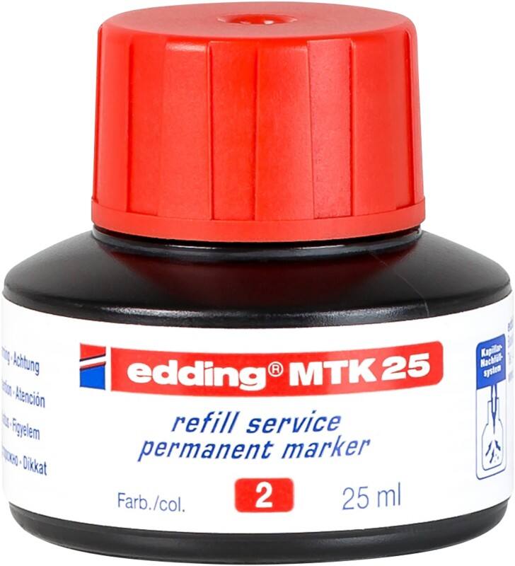 edding Inktnavulling Rood MTK 25 25 ml