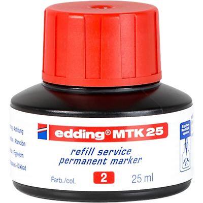 Edding MTK 25 Navulinkt Rood 1 à 25 ml