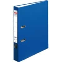 herlitz maX.file protect Ordner A4 50 mm Blauw 2 ringen 5450408 Karton, PP (Polypropeen) Reliëf Staand