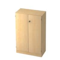 Hammerbacher Draaideurkast Melamine 2 Planken 800 x 420 x 1.270 mm Ahorn Bruin