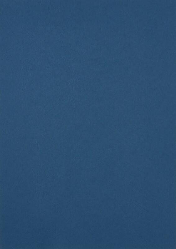 GBC Inbindkaft Leathergrain A4 250 g/m² Leertextuur Blauw 100 Stuks