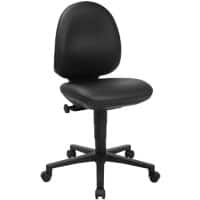 TOPSTAR Tekenkruk Permanent Contact Kunstleder Zonder armleuning Zwart 110 kg TEC 50  5 Wieltjes  