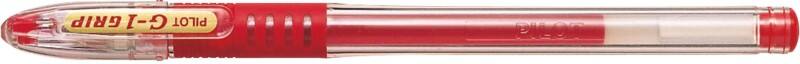 Pilot G1 Grip Niet-intrekbaar Rollerballpen Rood 0,4 mm Medium Kegelvormig Navulbaar