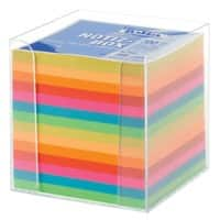 Folia Transparante plexiglashouder + navulling 90 x 90 mm Kleurenassortiment 700 Vellen