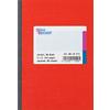 König & Ebhardt notitieboek rood geruit A6 70 g/m² 96 vellen