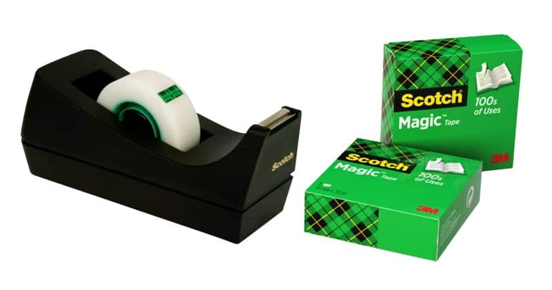 Scotch Plakbandhouder Scotch Magic C38 Zwart 19 mm (B) x 33 m (L)