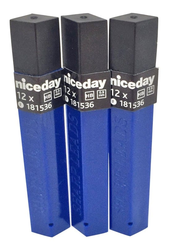 Pentel 50-9 Navullingen voor vulpotloden Grijs 12 Stuks