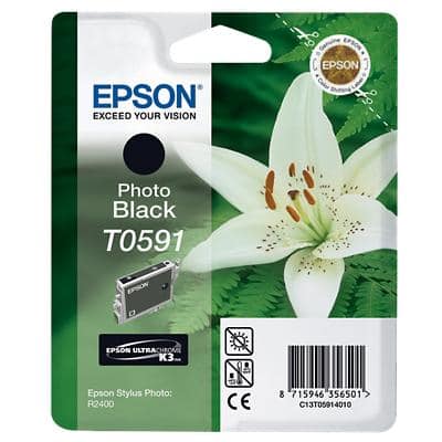 Epson T0591 Origineel Inktcartridge T05914010 Foto Zwart