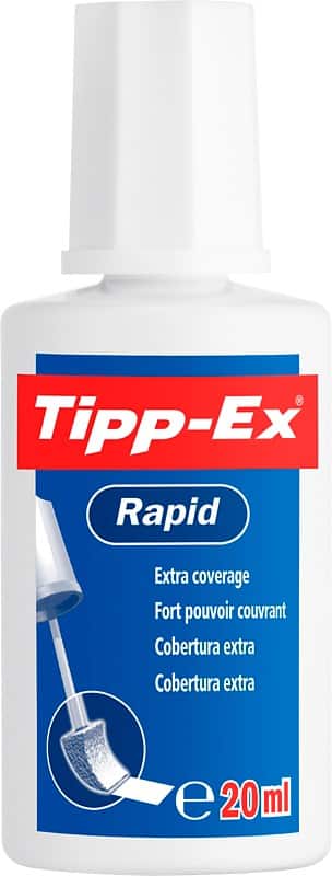 Tipp-Ex Correctievloeistof Rapid Wit 20 ml