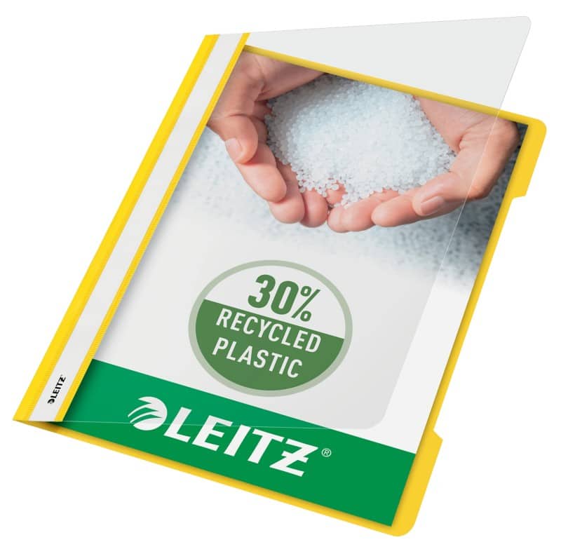 Leitz Standaard plastic snelhechter 4191 A4 polypropyleen 60 vel geel