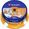 Verbatim DVD-R Printbaar 4.7 GB 25 Stuks