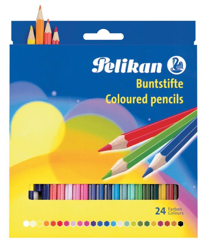Pelikan Kleurpotloden Kleurenassortiment BS24LN 24 Stuks