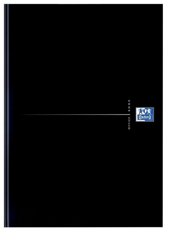 OXFORD Office Essentials Schrift A5 Geruit Gebonden Zwart 192 Pagina's 96 Vellen