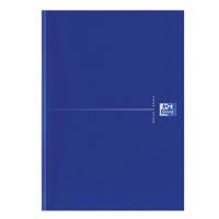 OXFORD Office Essentials A5 Gebonden Notitieboek Blauw Kartonnen kaft Geruit 96 Vellen