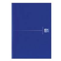 OXFORD Office Essentials A5 Gebonden Notitieboek Blauw Kartonnen kaft Geruit 96 Vellen