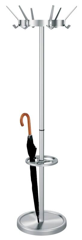 Kerkmann Kapstok Public 6 Haakjes Aluminium