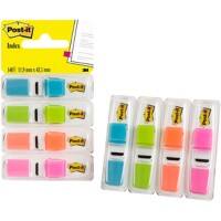 Post-it Indexen 11,9 x 43,2 mm Kleurenassortiment 35 Strips 35 x 4 Stuks