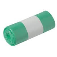Vuilniszakken 30 l Groen PE (polyethyleen) 27 micron 500 Stuks