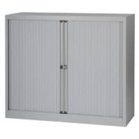 Bisley EuroTambour Roldeurkast Kunststof, Staal 2 Planken 1.200 x 430 x 1.029 mm Grijs