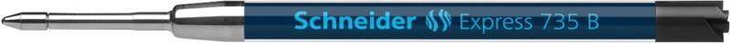 Schneider Express 735 Balpen-navulling 0,4 mm Breed Balpen Zwart 737 10 Stuks