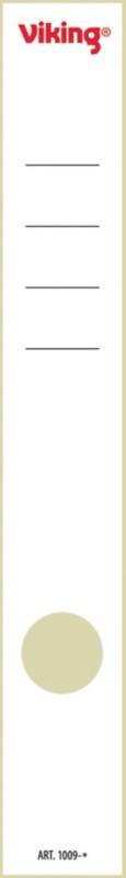 Viking Ordnerrugetiketten Speciaal Wit 10 Stuks 3,9 x 28,5 cm