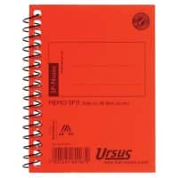 Ursus Style Schrijfblok Speciaal Geruit Spiraal gebonden Karton Rood Niet geperforeerd  96 Pagina's 48 Vellen