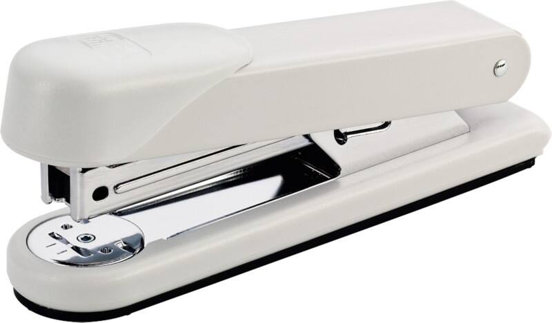 Novus NOVUS OFFICE Nietmachine Stabil Halve strip 30 Vellen Grijs 24/6, 26/6 Kunststof, metaal