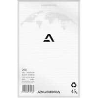 AURORA 135 x 210 mm Kladblok Papieren kaft Blanco Kleurenassortiment 200 Vellen
