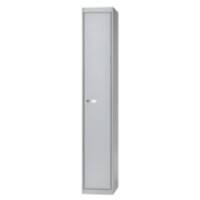 Bisley Staal Garderobekast 1 Deur 1 kluis Sleutel 305 x 475 x 1.802 mm Zilver