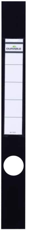 DURABLE ORDOFIX Rugetiketten 40 x 390 mm zwart 10 stuks