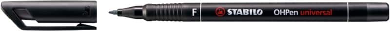 STABILO OHPen universal 842/46 Overheadmarker Fijn Viltstift  - 0,7 mm Zwart Navulbaar