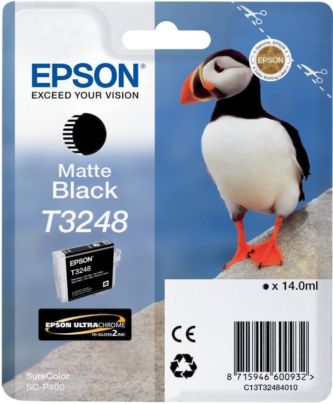 Epson T3248 Origineel Inktcartridge T3248 Matzwart
