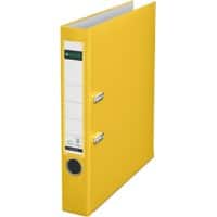 Leitz 180° Smal Ordner A4 52 mm Geel 2 Ringen 1015 PP (Polypropeen) Glad Staand