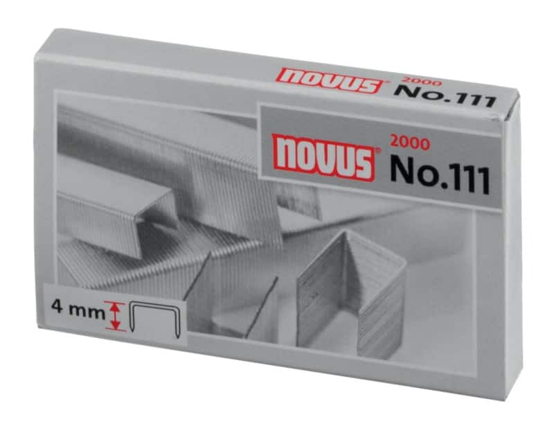 Novus NOVUS OFFICE Nietjes Nr. 111 042-0036 Staal Zilver 2000 Nietjes