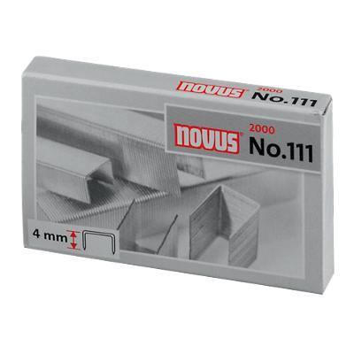 Novus NOVUS OFFICE Nietjes Nr. 111 042-0036 Staal Zilver 2000 Nietjes
