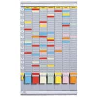 Djois Weekplanner 25,5 x 7 cm Grijs  