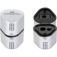 Faber-Castell Grip 2001 Puntenslijper 3 Gaten Kunststof Zilver 183800