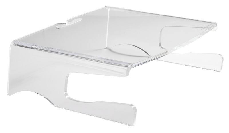 BakkerElkhuizen Q-riser Q-Riser Monitorstandaard 365 x 130 x 330 mm Transparant