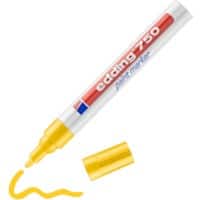 edding 750 Permanent Lakmarker Geel Medium Ronde punt 2 - 4 mm  Waterbestendig