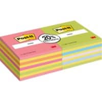 Post-it Notes Kubus 76 x 76 mm Kleurenassortiment Voordeelpak 2 Blokken van 450 Vellen aan -15%
