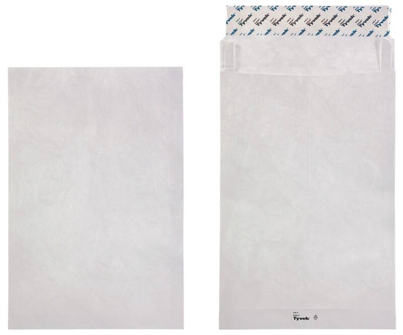 Tyvek Zak enveloppen C4 55 g/m² Wit Zonder Venster Kleefstrip 229 x 324 mm 100 Stuks