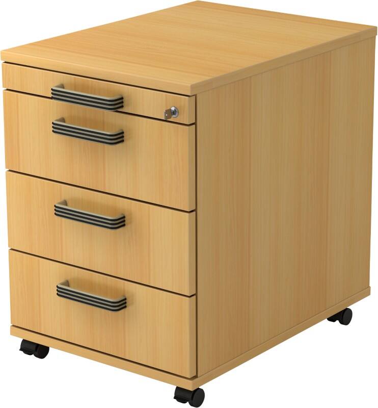 Hammerbacher Ladeblok met 4 laden Future Beuken 428 x 580 x 590 mm