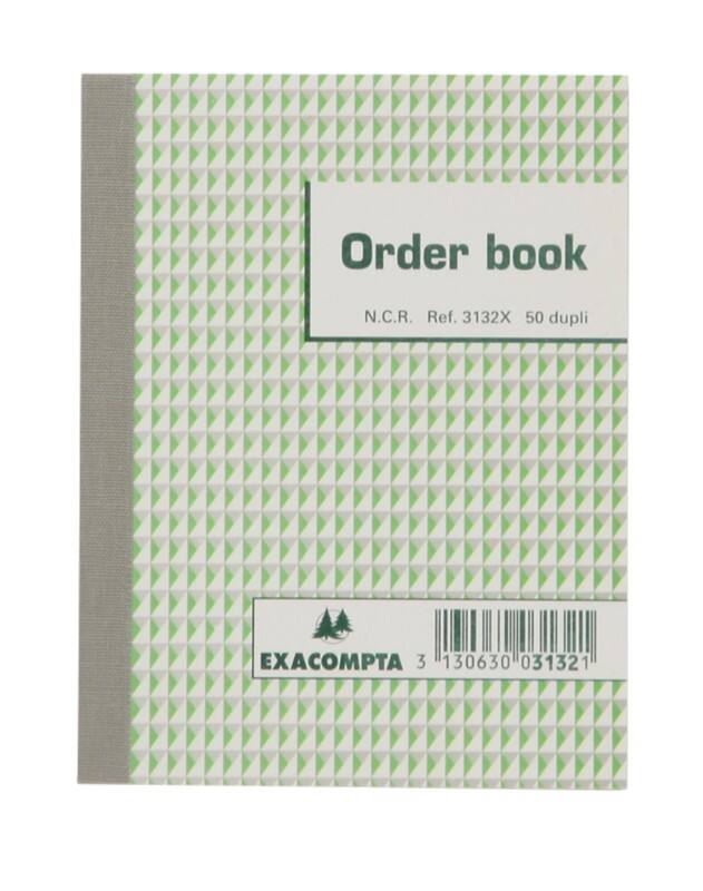 Exacompta 3132X Orderboek Wit Gelinieerd Niet geperforeerd Speciaal 10,5 x 0,8 x 13,5 cm 80 g/m² 25 Vellen